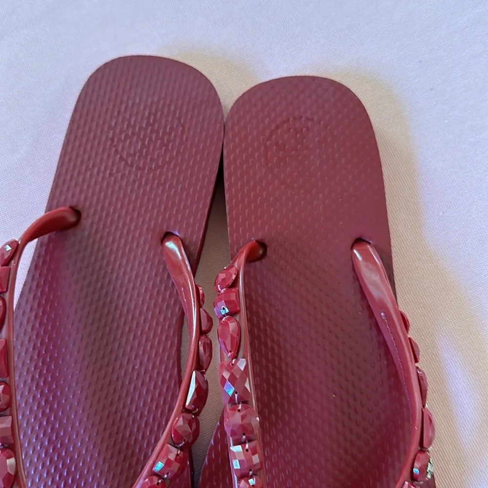 New Tory Burch Sandals. Red. Size 8.